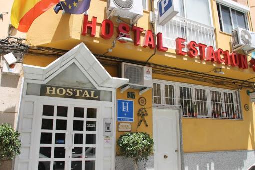 Hostal Estacion Almería Exterior foto
